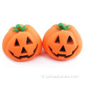 Pumpkin non toxique vinyle Squeaky Dog Toy